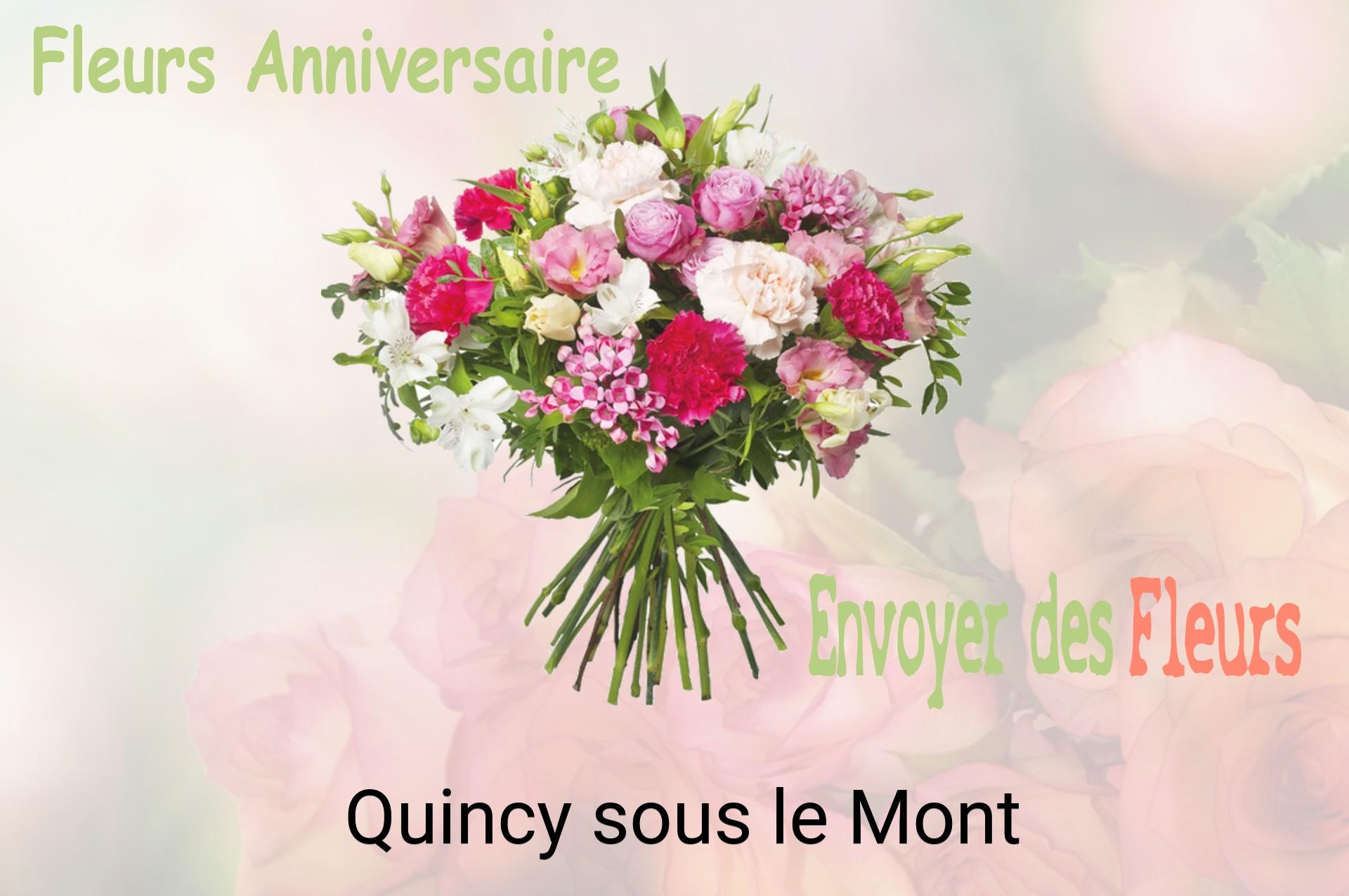 Bouquet de fleurs d’anniversaire livré à Quincy-sous-le-Mont