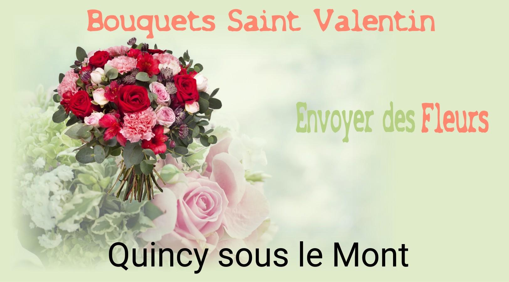 Roses de Saint-Valentin livrées à Quincy-sous-le-Mont